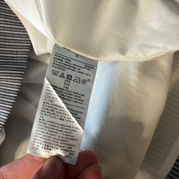 Banana Republic Striped Faux Wrap Sleeveless Mini Dress, Size 6 - Picture 11 of 12